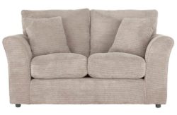 HOME Barney Regular Fabric Sofa - Taupe